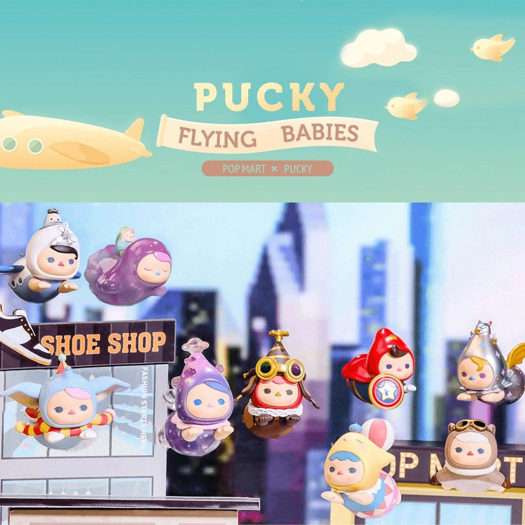 Pucky Flying Babies Series By Pop Mart 4 Pucky Flying Babies Series By Pop Mart