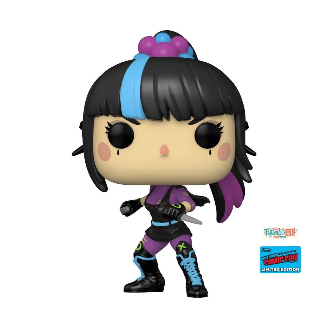 In Stock Funko Punchline #417 Batman Funko POP! Heroes ECCC 2021 Festival Of Fun (Convention Exclusive Stickers)