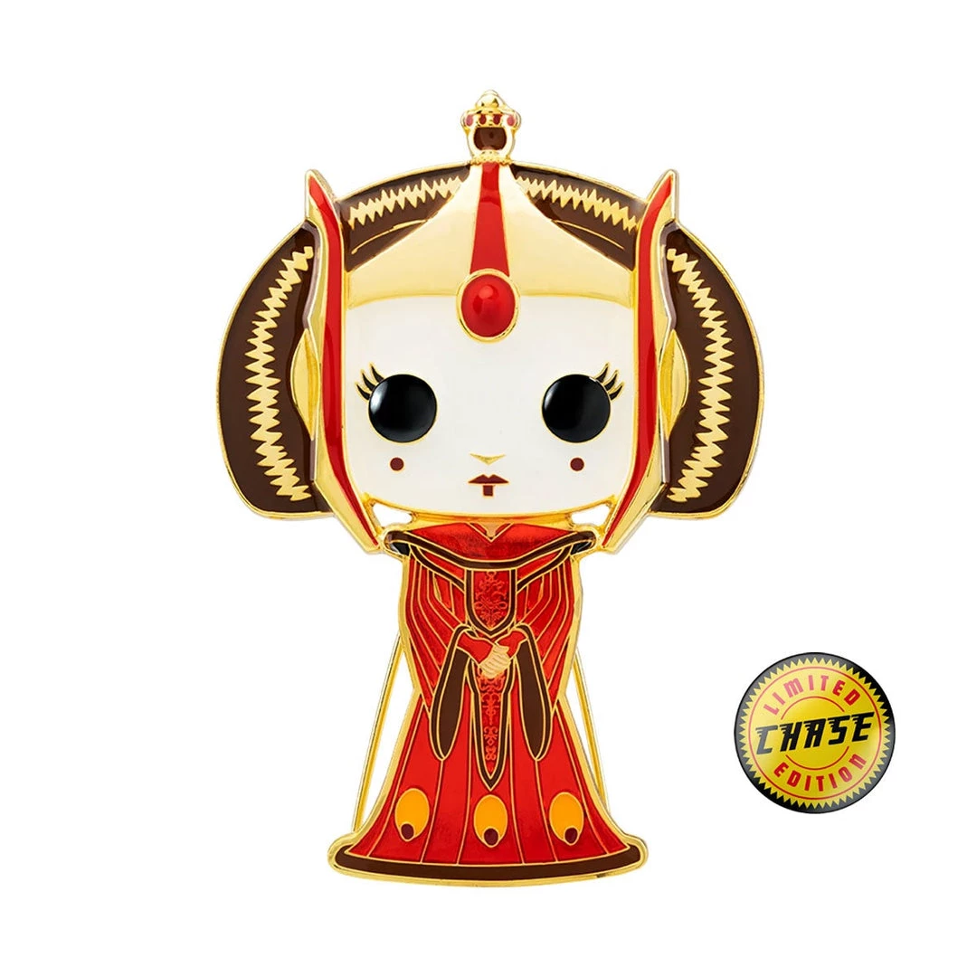 Queen Amidala #19 With 1:12 Chance At A Chase! Star Wars Funko POP! Pin 4 Queen Amidala #19 With 1:12 Chance At A Chase! Star Wars Funko POP! Pin
