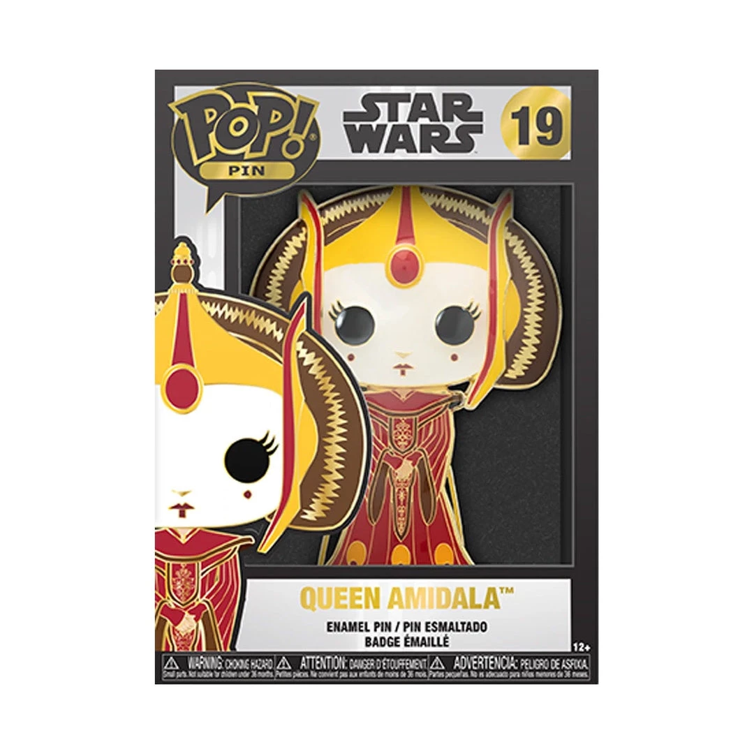 Queen Amidala #19 With 1:12 Chance At A Chase! Star Wars Funko POP! Pin 5 Queen Amidala #19 With 1:12 Chance At A Chase! Star Wars Funko POP! Pin