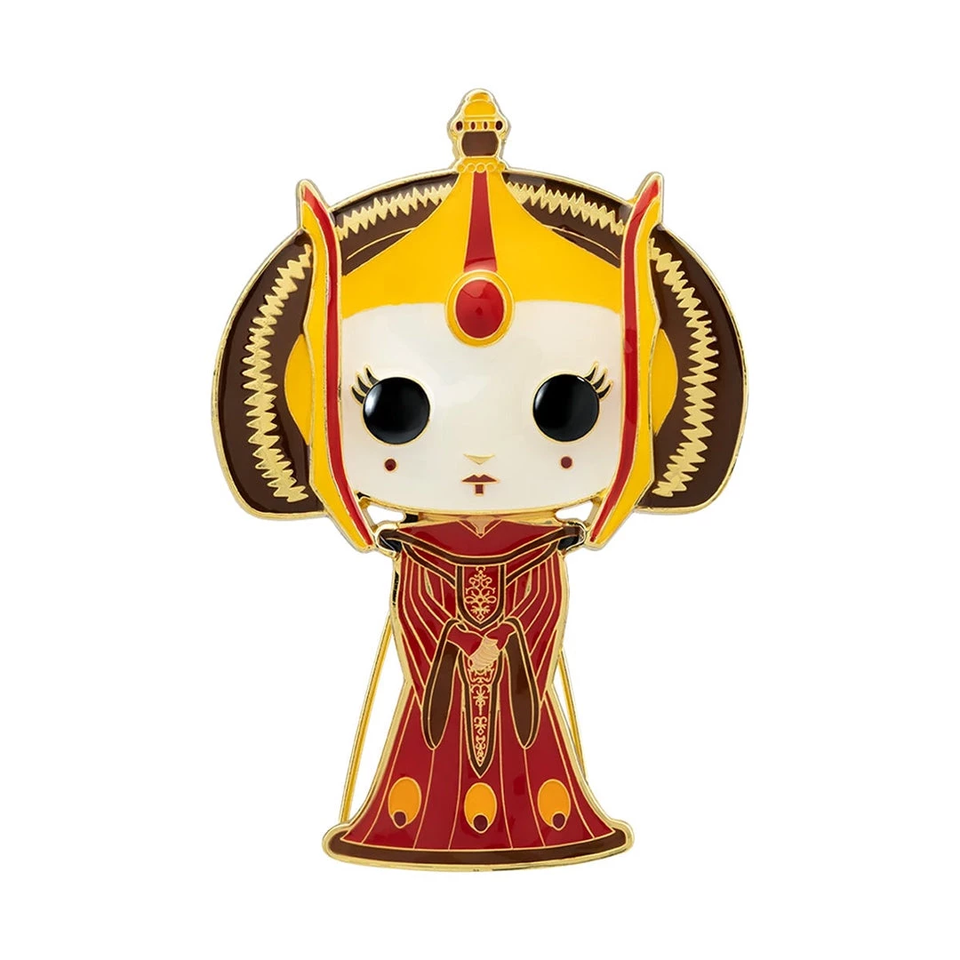 Queen Amidala #19 With 1:12 Chance At A Chase! Star Wars Funko POP! Pin 3 Queen Amidala #19 With 1:12 Chance At A Chase! Star Wars Funko POP! Pin