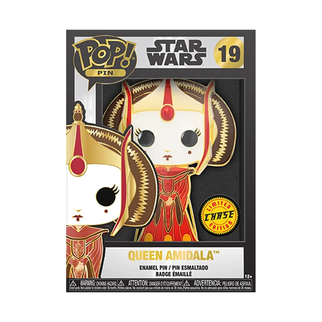 Queen Amidala #19 With 1:12 Chance At A Chase! Star Wars Funko POP! Pin 6 Queen Amidala #19 With 1:12 Chance At A Chase! Star Wars Funko POP! Pin