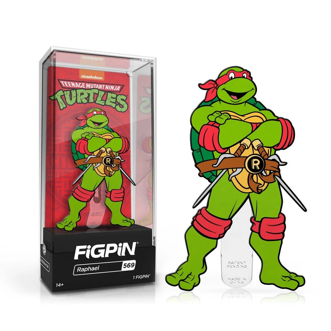 Raphael #569 Teenage Mutant Ninja Turtles FiGPiN Classic 3 Raphael #569 Teenage Mutant Ninja Turtles FiGPiN Classic