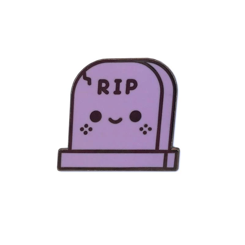 RIP Enamel Pin By 100% Soft Enamel Pins 3 RIP Enamel Pin By 100% Soft Enamel Pins