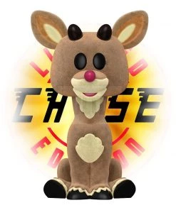Rudolph The Red-Nosed Reindeer With 1:6 Chance At A Flocked Chase! Funko Vinyl SODA