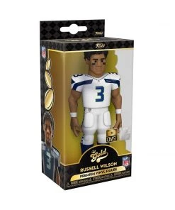 In Stock Funko Russell Wilson with Chance At A Chase! Seattle Seahawks Funko NFL Vinyl Gold 5-inch