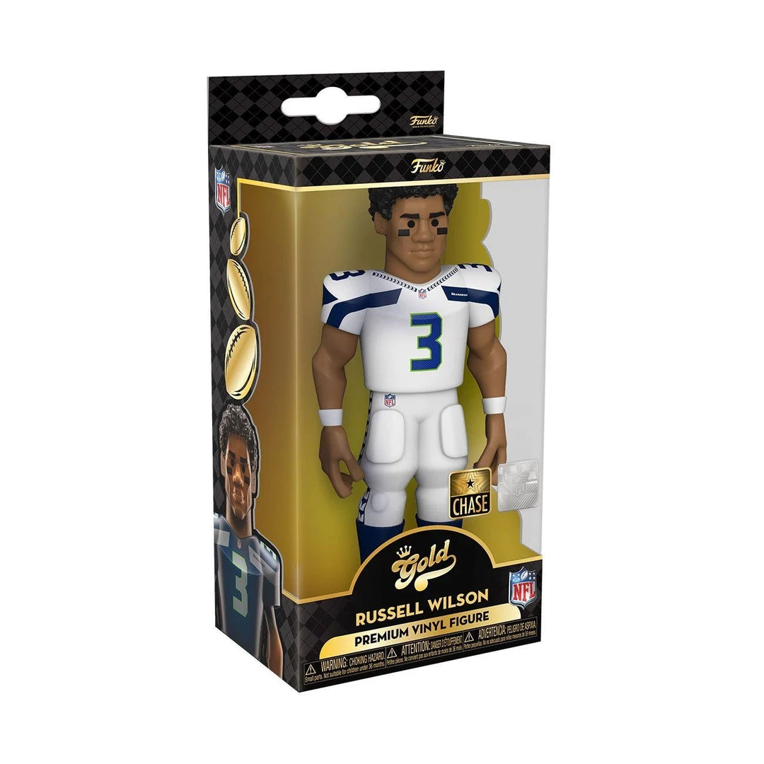 In Stock Funko Russell Wilson with Chance At A Chase! Seattle Seahawks Funko NFL Vinyl Gold 5-inch 3 In Stock Funko Russell Wilson with Chance At A Chase! Seattle Seahawks Funko NFL Vinyl Gold 5-inch