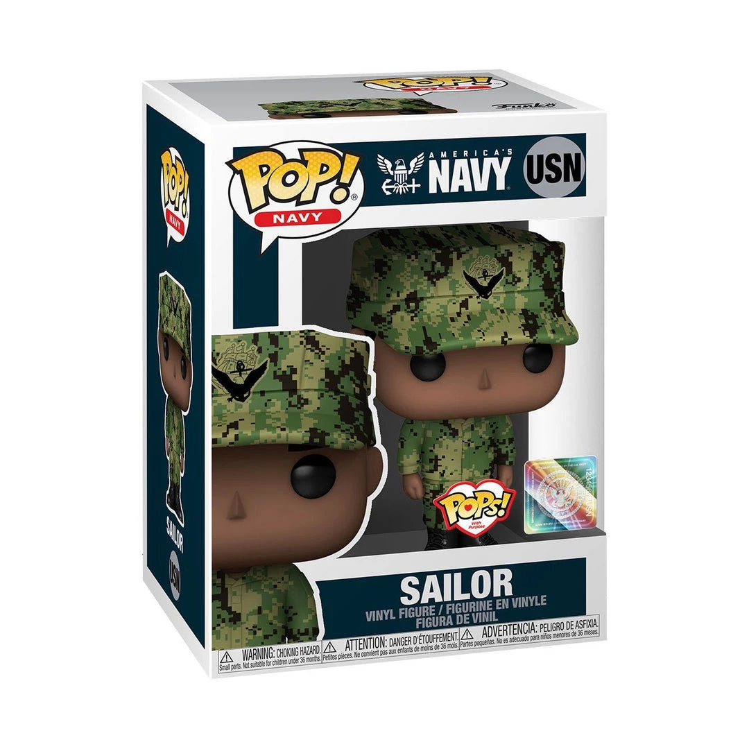 In Stock Funko Sailor In Working Uniform US Navy Funko POP! Military 4 In Stock Funko Sailor In Working Uniform US Navy Funko POP! Military