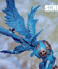 Sank Toys Sank The Child - Escape - Blues Resin & Polystone Statue