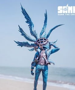 Sank Toys Sank The Child - Escape - Blues Resin & Polystone Statue