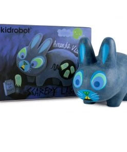 Scaredy Labbit - Dark - 10" Labbit By Amanda Visell & Kidrobot 14 Scaredy Labbit - Dark - 10