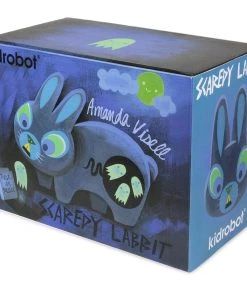 Scaredy Labbit - Dark - 10" Labbit By Amanda Visell & Kidrobot 15 Scaredy Labbit - Dark - 10