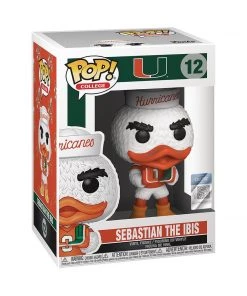 Sebastian The Ibis #12 University Of Miami Funko POP! Mascots [PRE-ORDER DELIVERY ESTIMATE COMING SOON]