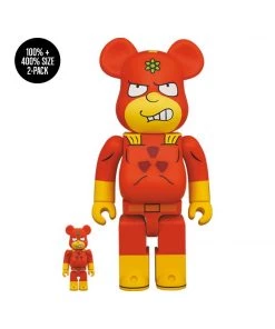 Simpsons Radioactive Man BE@RBRICK 100% & 400% 2-Pack By Medicom Toy [PRE-ORDER EXPECTED FALL 2021*]