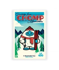 Skier Chomp Limited Edition Enamel Pin By Dave Perillo & Abominable Toys