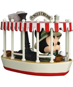 In Stock Funko Skipper Mickey With Boat Jungle Cruise Funko POP! Rides