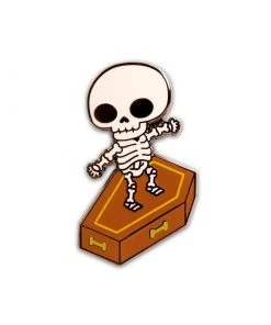 Skull Surfer Enamel Pin By 100% Soft Enamel Pins