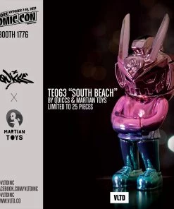 "SOUTH BEACH" Chrome TEQ63 By Quiccs X Martian Toys LE25