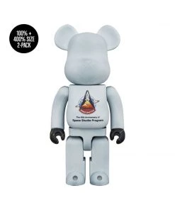 Space Shuttle BE@RBRICK 100% & 400% 2-Pack By Medicom Toy [PRE-ORDER EXPECTED FALL 2021*]