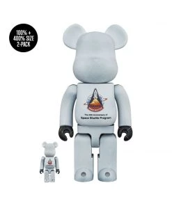 Space Shuttle BE@RBRICK 100% & 400% 2-Pack By Medicom Toy [PRE-ORDER EXPECTED FALL 2021*]