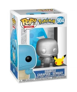 Squirtle (Silver Metallic) #504 Pokemon S8 Funko POP! Games [PRE-ORDER DELIVERY ESTIMATE COMING SOON]
