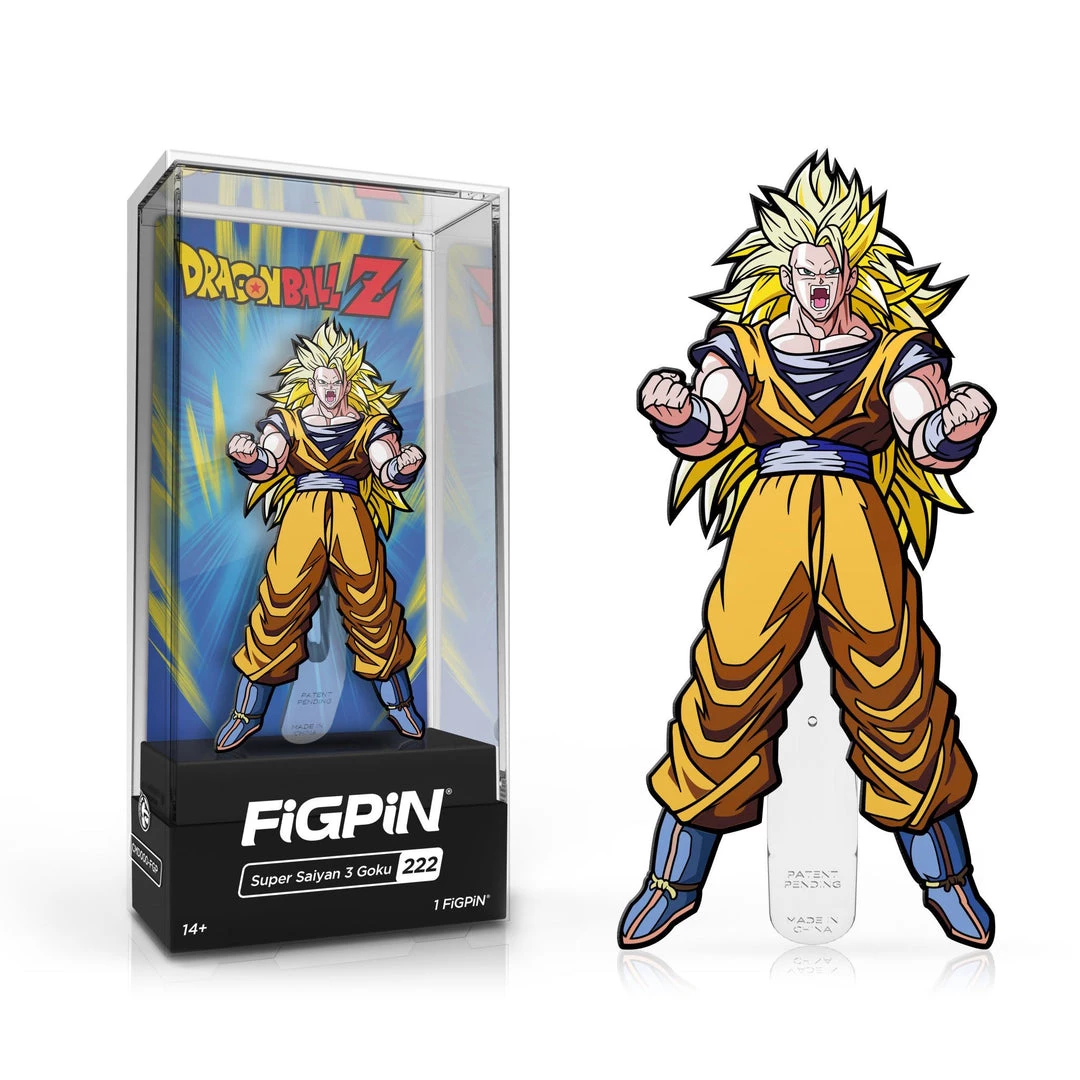 Super Saiyan 3 Goku #222 Dragon Ball Z FiGPiN Classic 3 Super Saiyan 3 Goku #222 Dragon Ball Z FiGPiN Classic