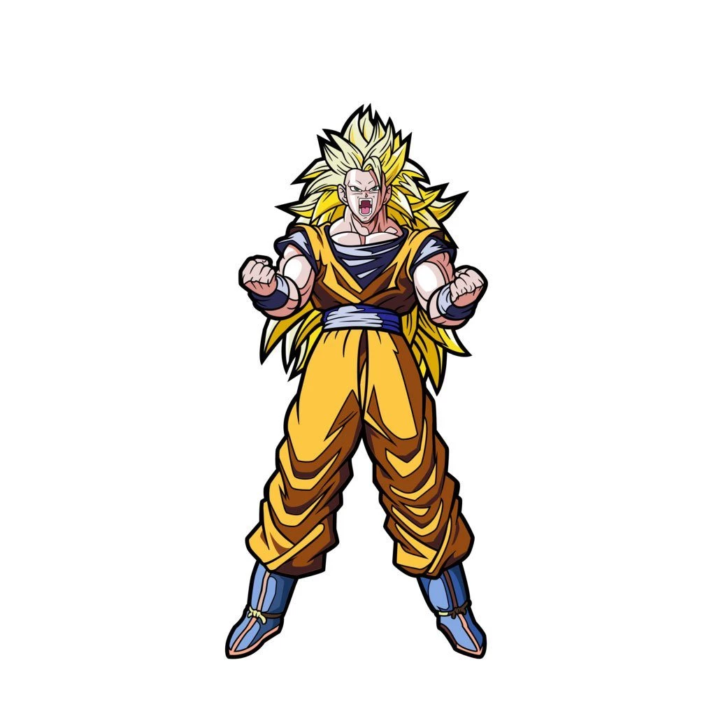 Super Saiyan 3 Goku #222 Dragon Ball Z FiGPiN Classic 6 Super Saiyan 3 Goku #222 Dragon Ball Z FiGPiN Classic