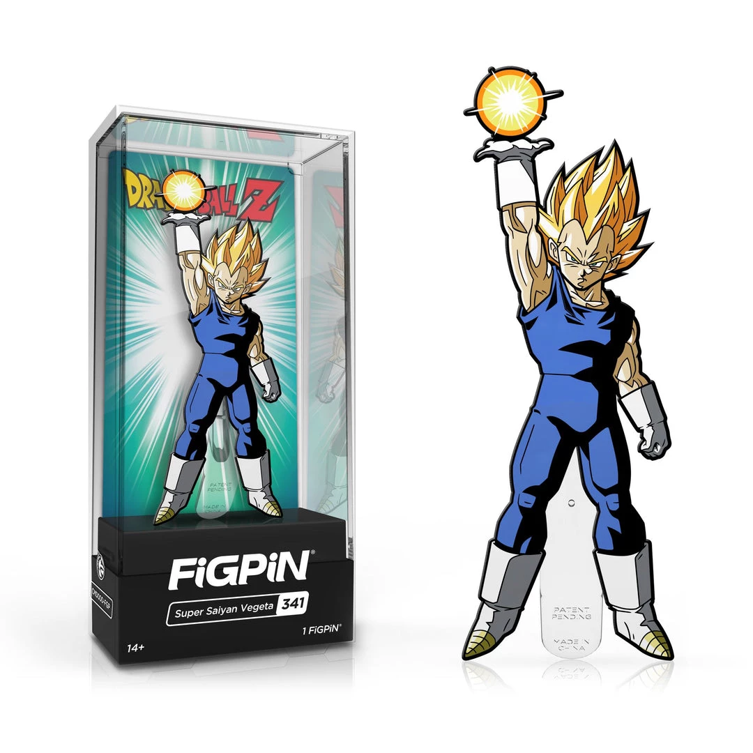 Super Saiyan Vegeta #341 Dragon Ball Z FiGPiN Classic 3 Super Saiyan Vegeta #341 Dragon Ball Z FiGPiN Classic