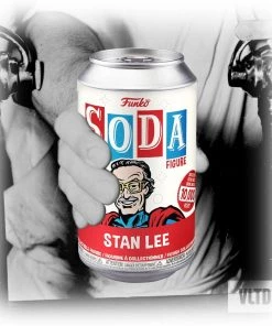 Superhero Stan Lee With 1:6 Chance At A Gold Chase! Funko Vinyl SODA