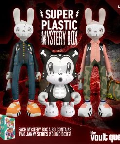 VLTD SUPERPLASTIC JULY MYSTERY BOX - Prizes Include Guggimon "High Voltage", Guggimon "Work & Play", Bendybones SuperJanky By Squink And More! Mystery Boxes