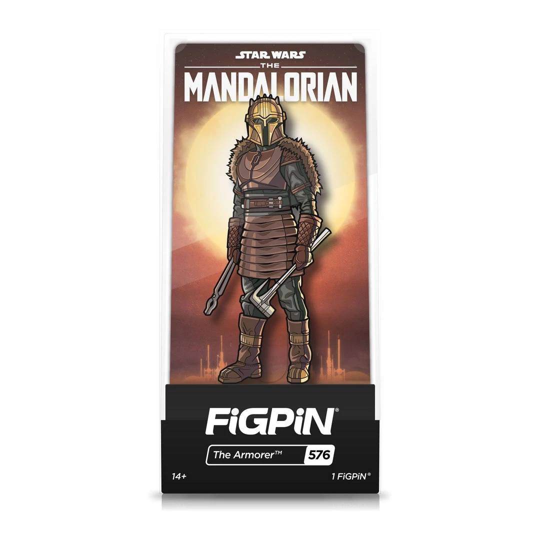 The Armorer #576 Star Wars: The Mandalorian FiGPiN Classic 4 The Armorer #576 Star Wars: The Mandalorian FiGPiN Classic