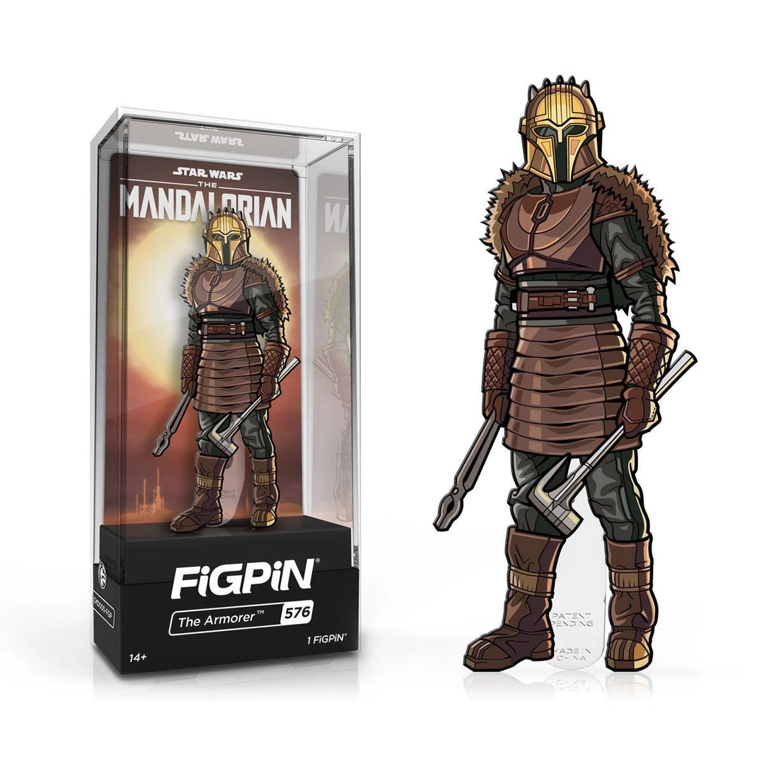 The Armorer #576 Star Wars: The Mandalorian FiGPiN Classic 3 The Armorer #576 Star Wars: The Mandalorian FiGPiN Classic