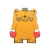 The Bear Champ Standing Strong 3" Enamel Magnet By JC Rivera And UVD Toys