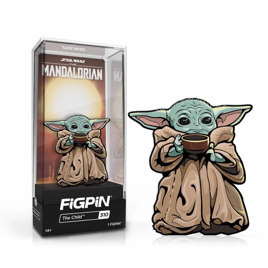 The Child (with Soup) #510 Star Wars: The Mandalorian FiGPiN Classic 3 The Child (with Soup) #510 Star Wars: The Mandalorian FiGPiN Classic
