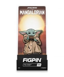 The Child (with Soup) #510 Star Wars: The Mandalorian FiGPiN Classic 7 The Child (with Soup) #510 Star Wars: The Mandalorian FiGPiN Classic