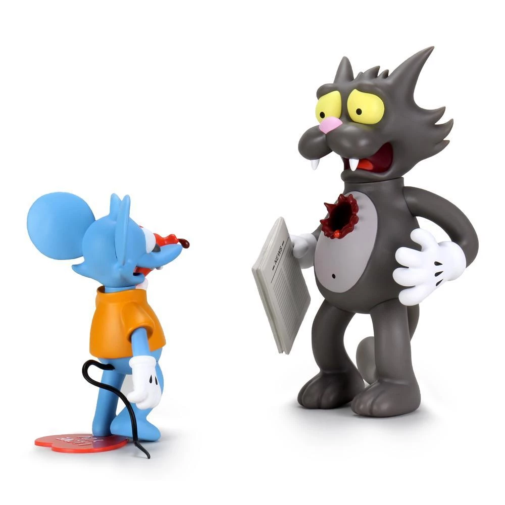 The Simpsons: Itchy And Scratchy Vinyl Art Figure - My Bloody Valentine Edition By Kidrobot 6 The Simpsons: Itchy And Scratchy Vinyl Art Figure - My Bloody Valentine Edition By Kidrobot