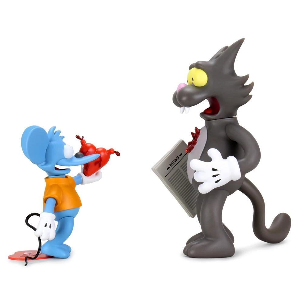 The Simpsons: Itchy And Scratchy Vinyl Art Figure - My Bloody Valentine Edition By Kidrobot 7 The Simpsons: Itchy And Scratchy Vinyl Art Figure - My Bloody Valentine Edition By Kidrobot