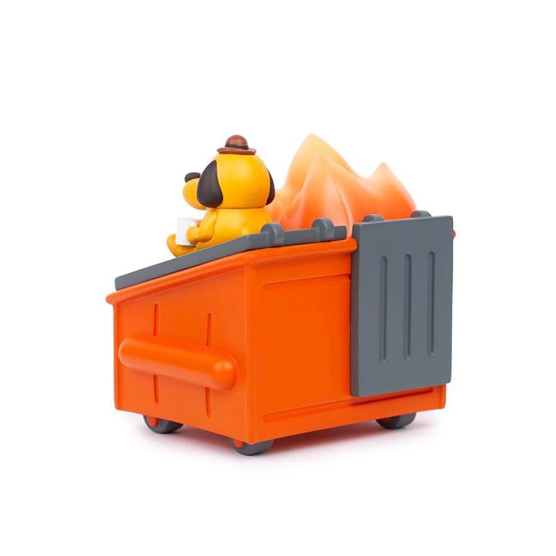 This Is Fine Dumpster Fire Vinyl Figure By KC Green & 100% Soft 4 This Is Fine Dumpster Fire Vinyl Figure By KC Green & 100% Soft
