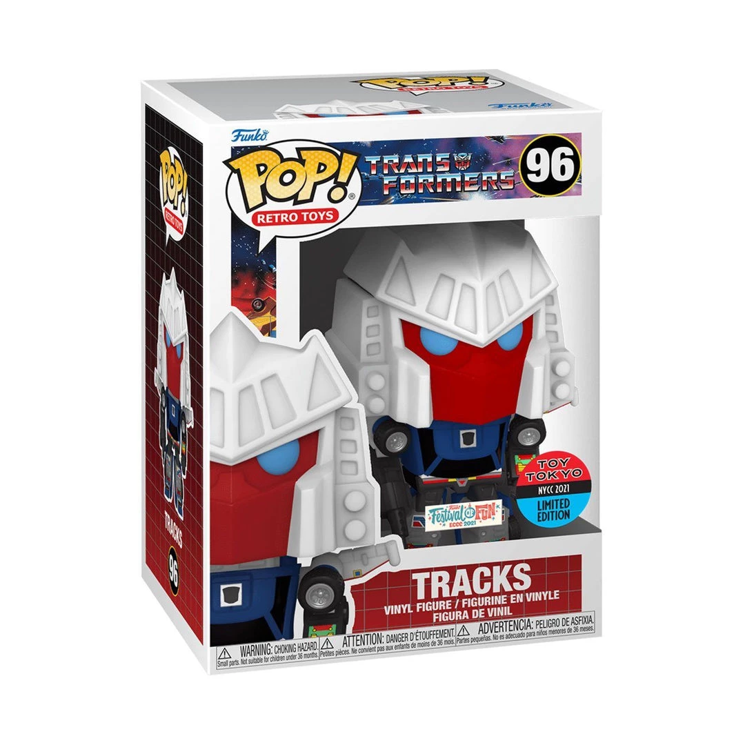 In Stock Funko Tracks #96 Transformers Funko POP! Retro Toys ECCC 2021 Festival Of Fun (Convention Exclusive Stickers) 4 In Stock Funko Tracks #96 Transformers Funko POP! Retro Toys ECCC 2021 Festival Of Fun (Convention Exclusive Stickers)