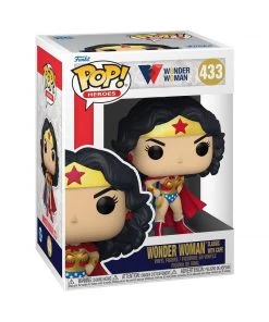 In Stock Funko Wonder Woman (Classic With Cape) #433 Wonder Woman 80th Anniversary Funko POP! Heroes