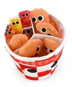 Yummy World Bertha Bucket Of Fried Chicken Interactive Plush By Kidrobot