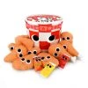Yummy World Bertha Bucket Of Fried Chicken Interactive Plush By Kidrobot