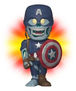 Zombie Captain America With 1:6 Chance At A GID Chase! Marvel Studios What If...? Funko Vinyl SODA [PRE-ORDER DELIVERY ESTIMATE COMING SOON]