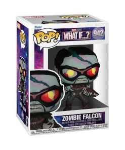 In Stock Funko Zombie Falcon #942 Marvel Studios: What If ... ? Funko POP! Marvel